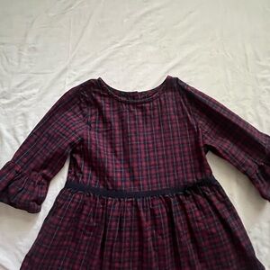 Stylish Plaid Kids Blouse - Red and Navy